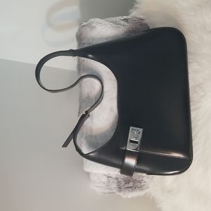 Vintage Ferragamo Hobo black leather bag